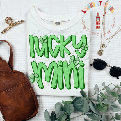 Lucky Mini Crewneck Comfort Colors Tee